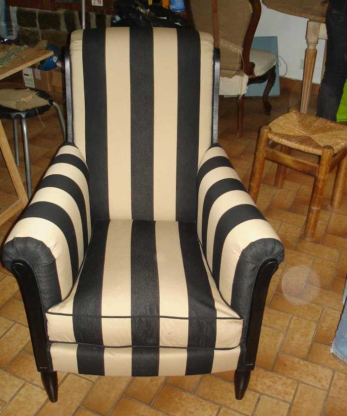 Cours tapisserie fauteuil Péronne